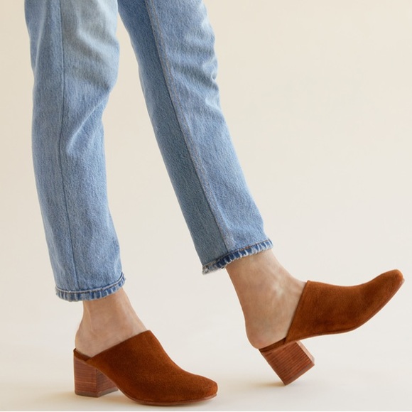 Nisolo | Paloma Mule in Nutmeg Suede 9.5 - Picture 1 of 13